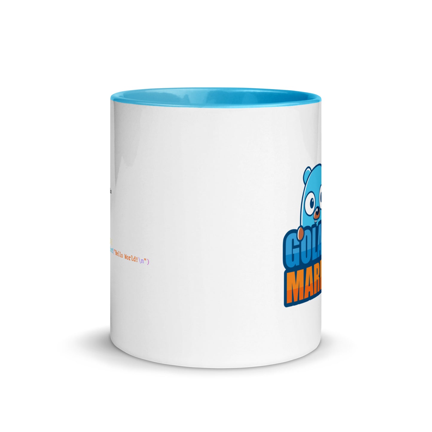 GolangMarket Hello World Mug with Color Inside