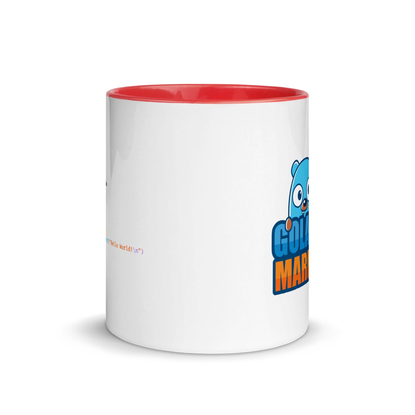 GolangMarket Hello World Mug with Color Inside