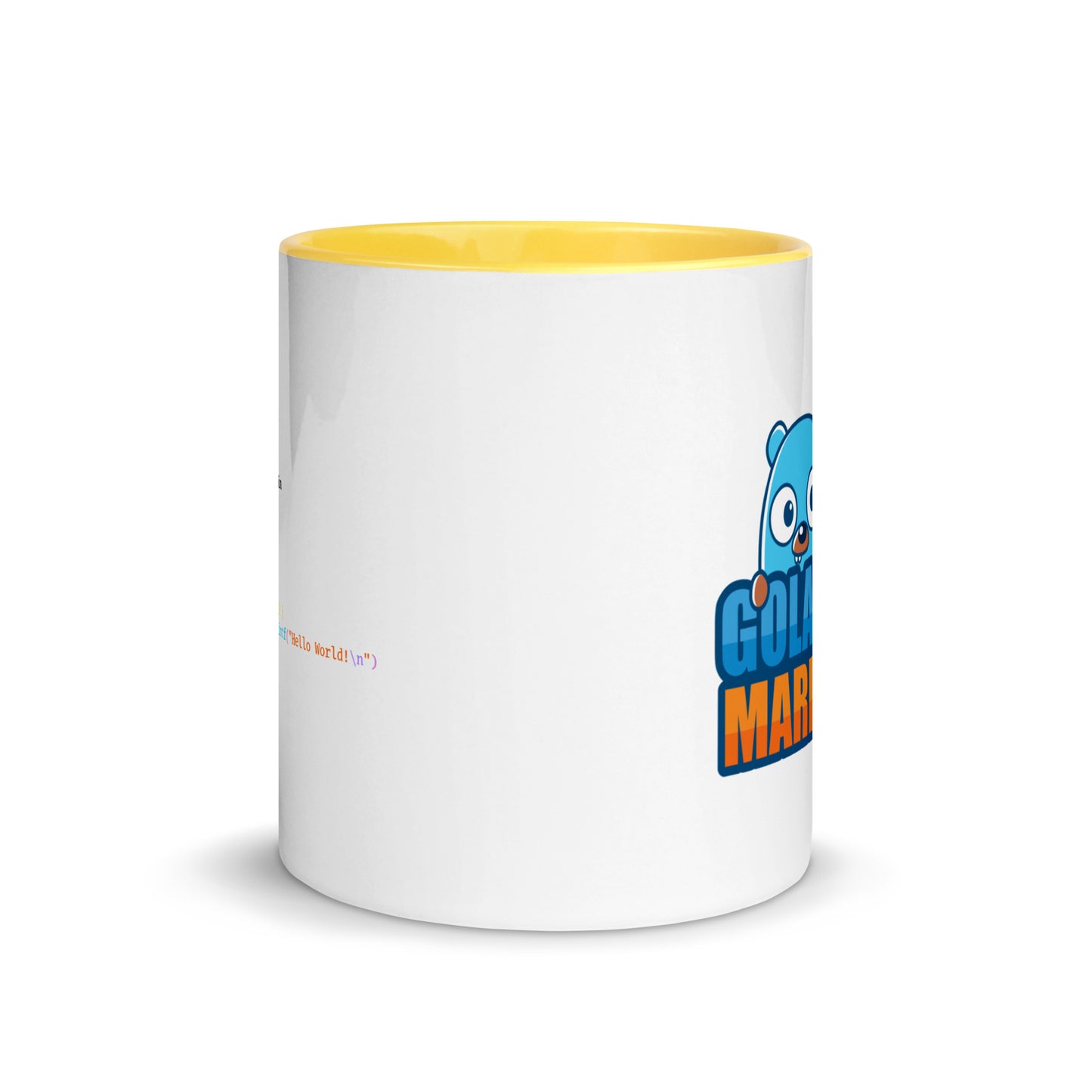 GolangMarket Hello World Mug with Color Inside