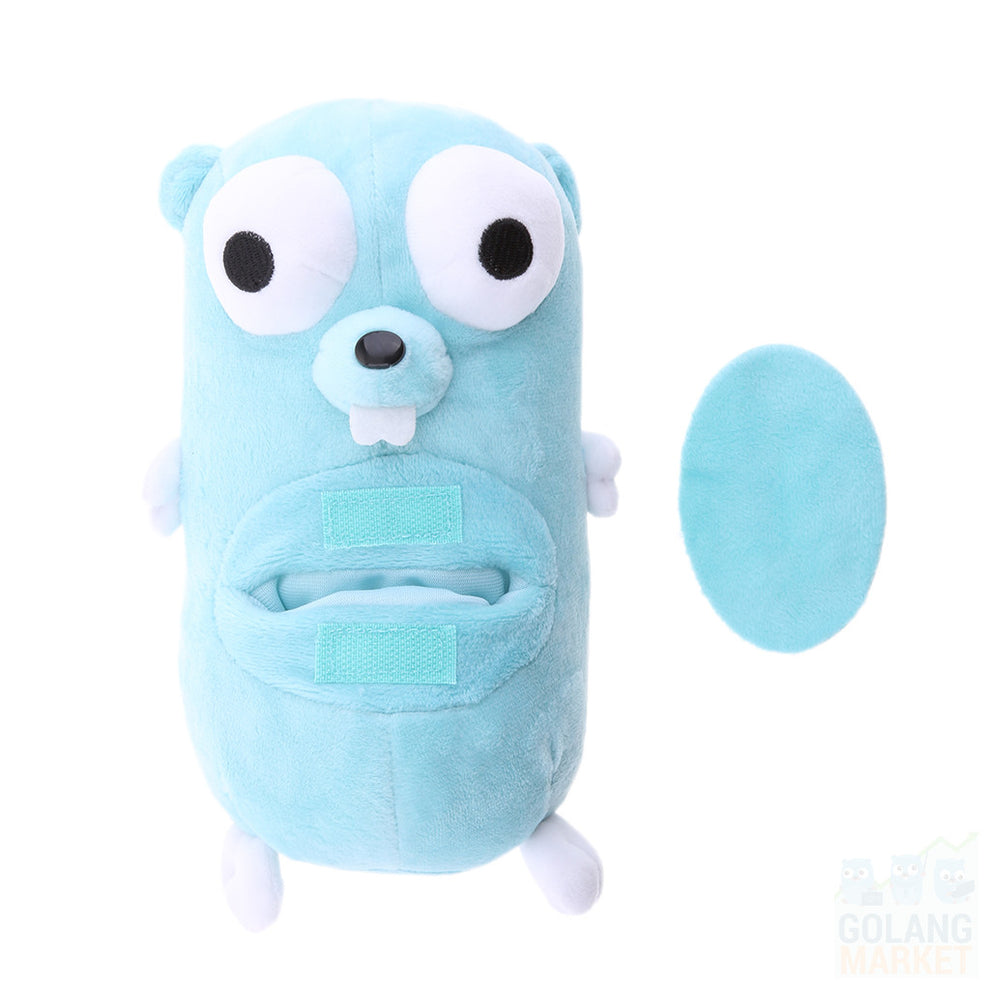 Golang Gopher Plush (with pocket) – GolangMarket Gopher Store